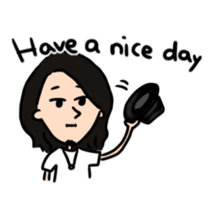 [LINEスタンプ] Masa sama English