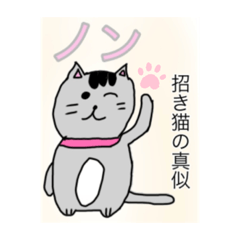 [LINEスタンプ] ノンのまったりネコ生活