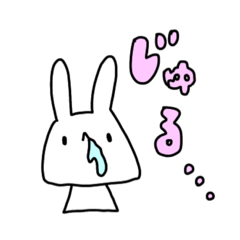 [LINEスタンプ] たまにおかしいうさぎさんだよ