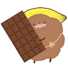 [LINEスタンプ] Chocolataupe Mog