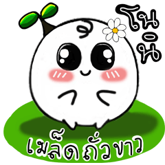 [LINEスタンプ] 赤ちゃん白豆