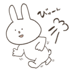 [LINEスタンプ] うさぎスタンプ 改