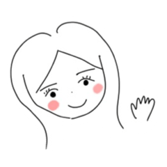 [LINEスタンプ] 女の子の表情を伝えるスタンプ