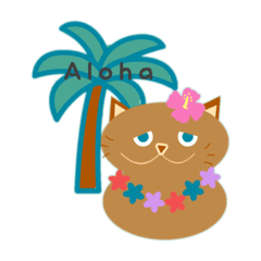 [LINEスタンプ] 水玉しっぽねこ2