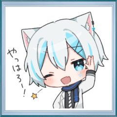 [LINEスタンプ] 猫里きりゅうくんの日常