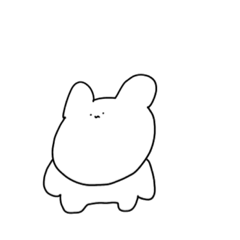 [LINEスタンプ] 絶対うさぎ