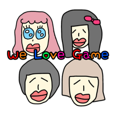 [LINEスタンプ] あいらぶゲーム