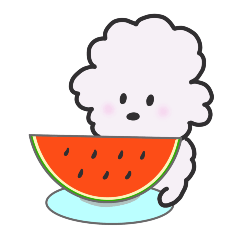 [LINEスタンプ] 毛玉としっぽ 夏