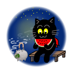 [LINEスタンプ] 黒猫の日常vol 2