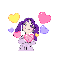 [LINEスタンプ] ぱ～ぷ·るるちゃん