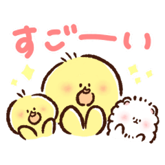 [LINEスタンプ] 褒め言葉！ぴよぴよぴぴー