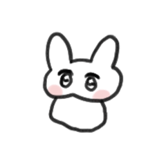 [LINEスタンプ] ナゾのうさぎ？スタンプ