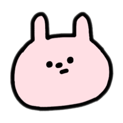 [LINEスタンプ] 限界うさぎたん