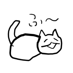 [LINEスタンプ] 下手っぴねこ