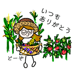 [LINEスタンプ] 夏！もんじmeganeちゃんの大人♡面白い日常