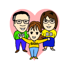 [LINEスタンプ] サラとGGとBBスタンプ