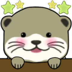 [LINEスタンプ] カワウソ 日常生活で使いやすいスタンプ