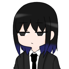 [LINEスタンプ] 私と黒の用心棒 クロ