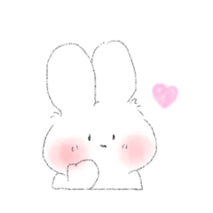 [LINEスタンプ] いつもうさぎと。