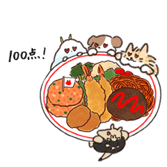 [LINEスタンプ] たべものといきもの