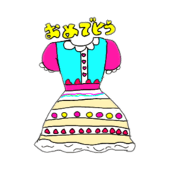 [LINEスタンプ] アイドル衣装♡