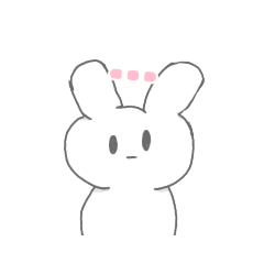 [LINEスタンプ] うさぎさんᕱ⑅ᕱ