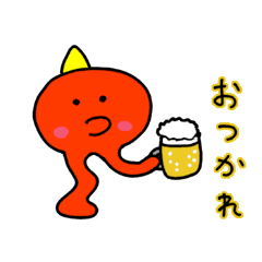 [LINEスタンプ] とことこ星人（夏スタンプ）