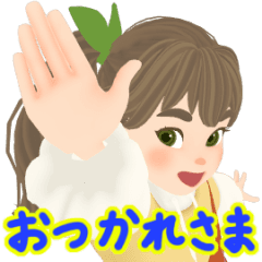 [LINEスタンプ] 元気いっぱい！メルスタンプ