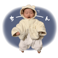 [LINEスタンプ] うちのぜろさいじ。