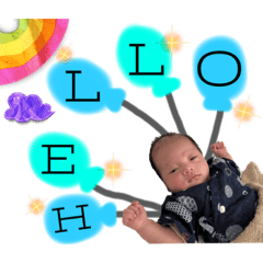 [LINEスタンプ] OHGA♡ 0-1mo