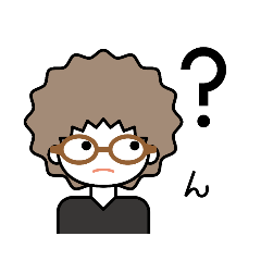 [LINEスタンプ] かわいい天然パーマの男の子