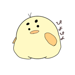 [LINEスタンプ] まんまるひよこ1