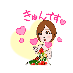 [LINEスタンプ] summer girl 夏女子スタンプ