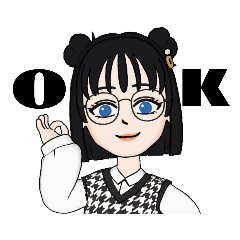 [LINEスタンプ] 【英語】オシャレちゃんの日常スタンプ