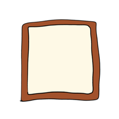 [LINEスタンプ] 書くパン