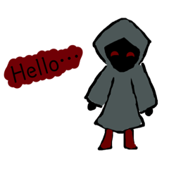 [LINEスタンプ] Black Grim Reaper