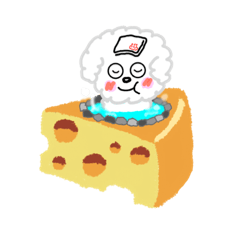 [LINEスタンプ] もこモコまるチーズ2