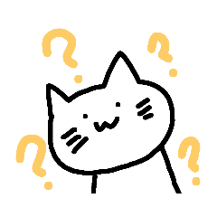 [LINEスタンプ] 手書きの変わった猫スタンプ