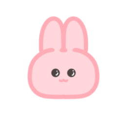 [LINEスタンプ] てきとーに生まれたウサギ