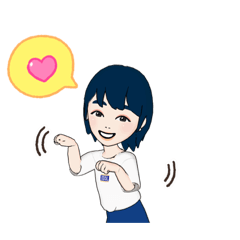 [LINEスタンプ] 使い勝手に配慮した女子