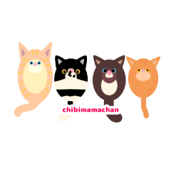 [LINEスタンプ] ちびままちゃん家の猫たち