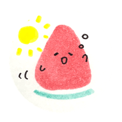 [LINEスタンプ] ゆるっとすいか