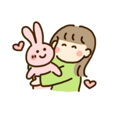 [LINEスタンプ] ていねいなうさちゃん