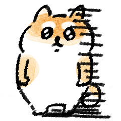 [LINEスタンプ] シンプル きゅるるん 柴犬 日常会話