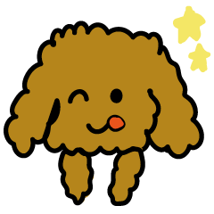 [LINEスタンプ] ミニプードルスタンプ