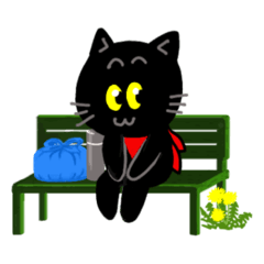 [LINEスタンプ] 黒猫の日常vol3