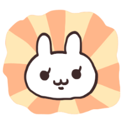 [LINEスタンプ] うさぎのにこりん