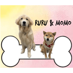 [LINEスタンプ] momo ＆ ruru ♡