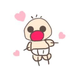 [LINEスタンプ] (にんげん)