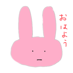 [LINEスタンプ] 虚無うさぎ/基本挨拶/うさうさ